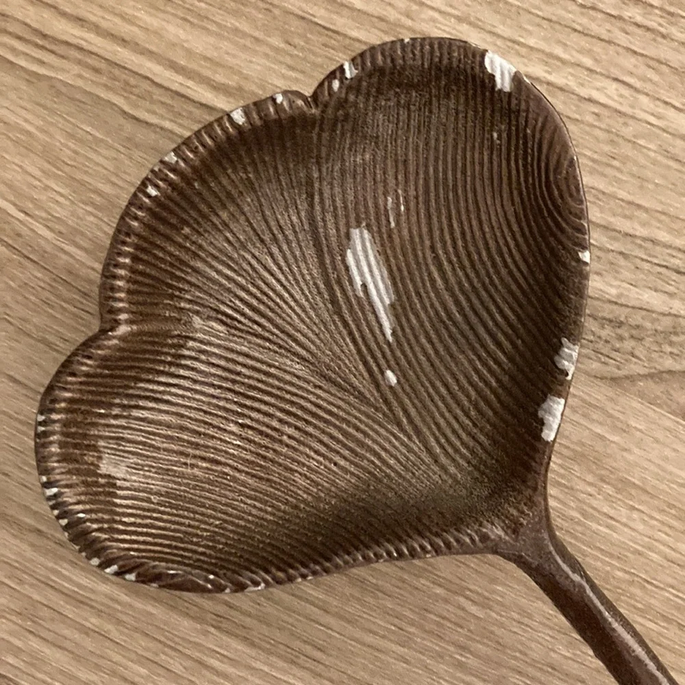 Michael Aram tulip servers brown enamel - Picture 3 of 14